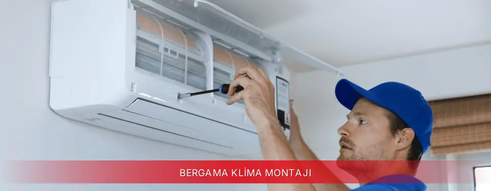 Bergama İlçemi Kumtel Klima Montajı